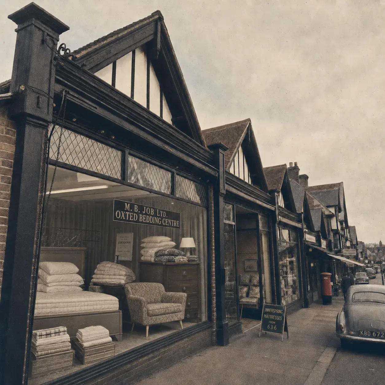 The current Job's shop on Station Road West, around the 1950s.