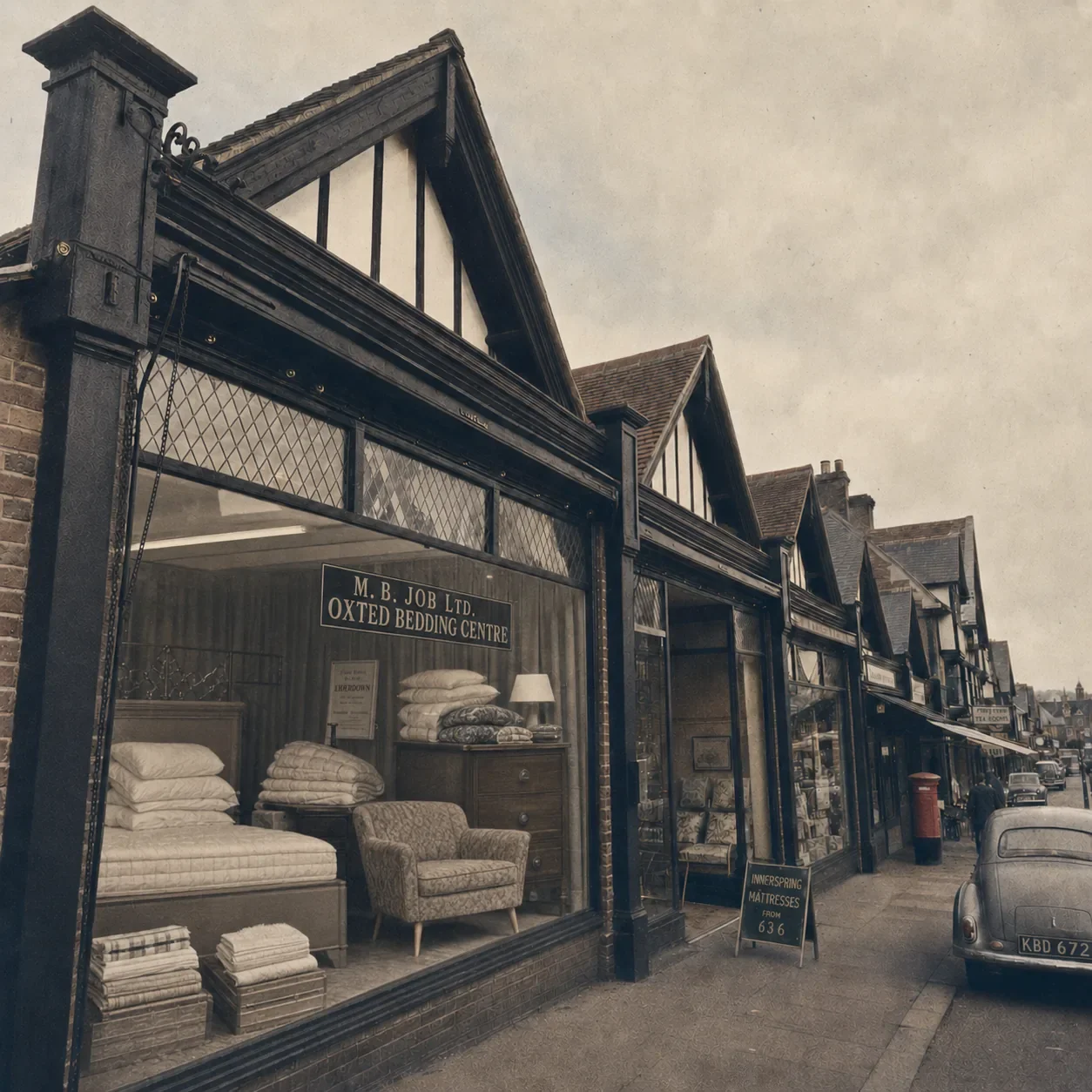 The current Job's shop on Station Road West, around the 1950s.