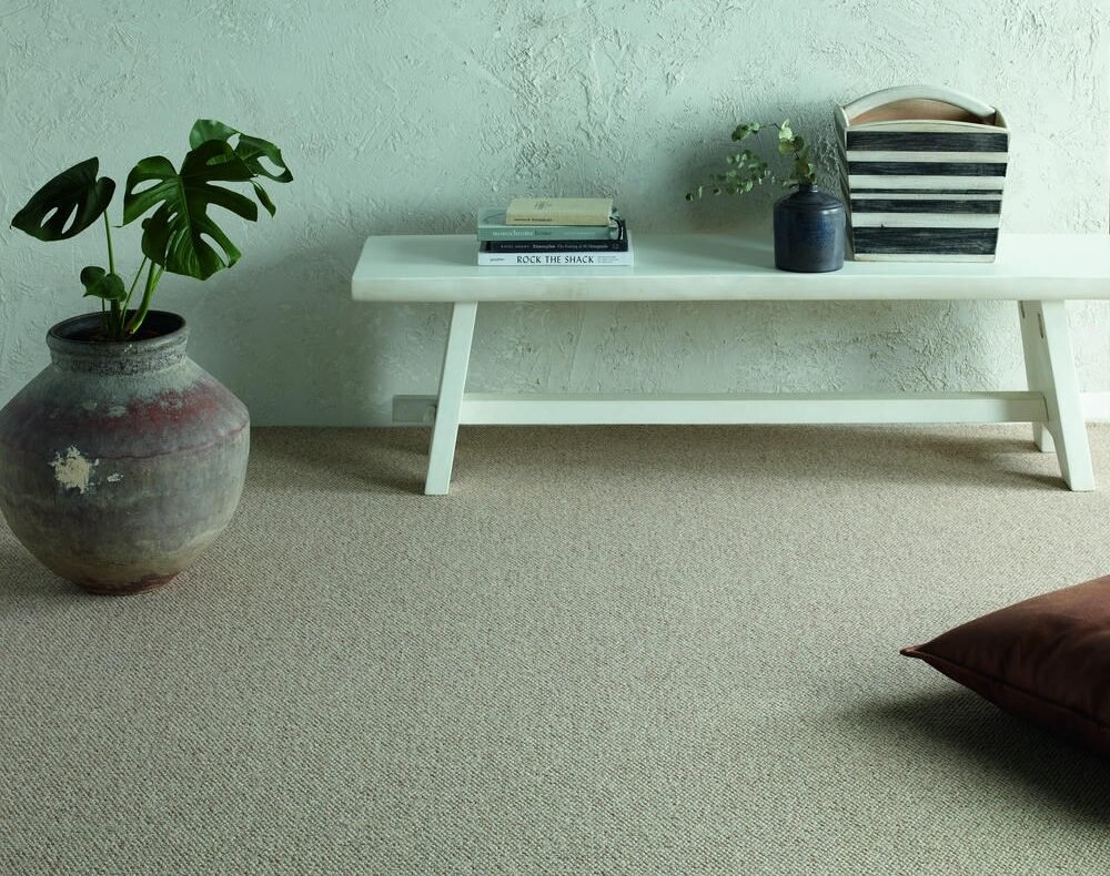 A calm, carpeted room set at Job's of Oxted.